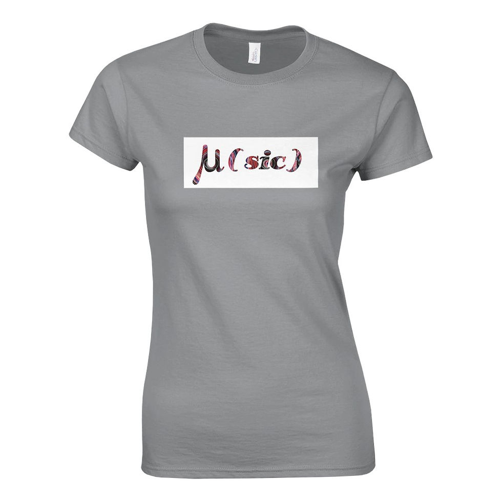 Thumbnail: Music sic1 Ladies' T-shirt | Gildan® 64000L