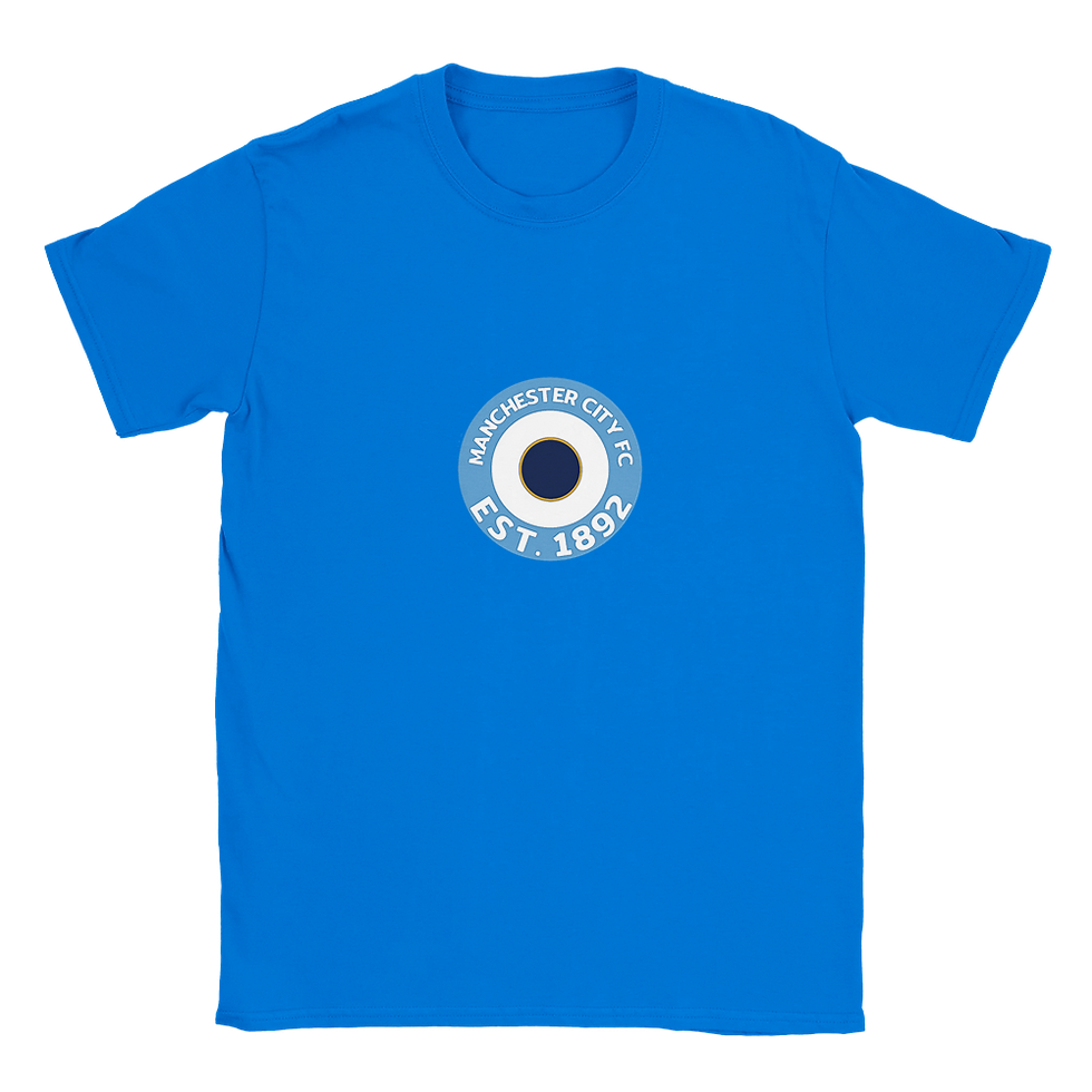 Thumbnail: Sport Manchester City 1 Men's Crewneck T-shirt | Gildan® 64000 White