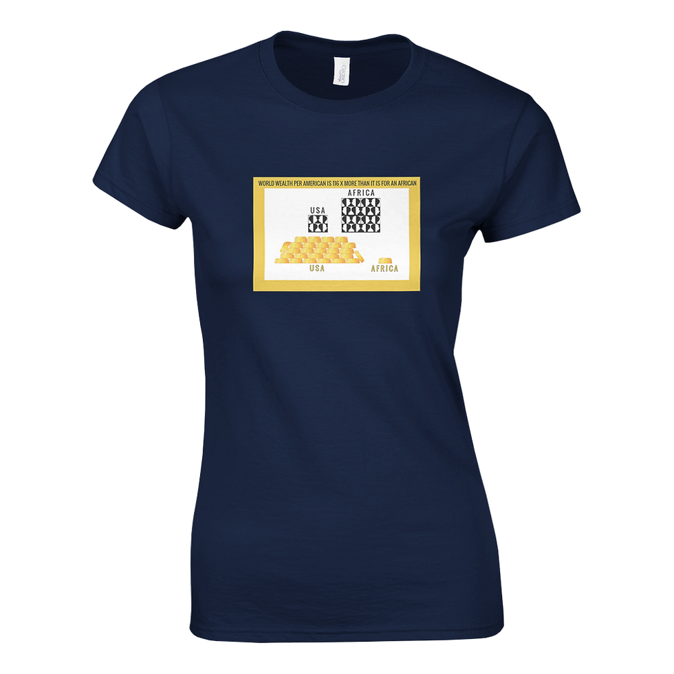 Thumbnail: Statement USA 3 Ladies' T-shirt | Gildan® 64000L