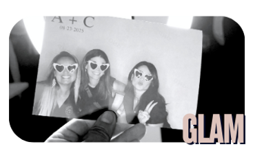 A wedding couple embracing