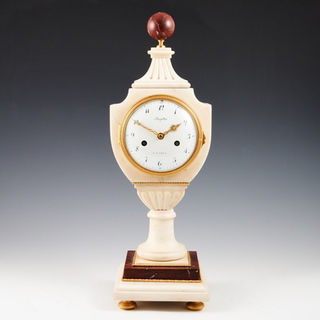 French Marble Urn-style Mantel Clock c1820