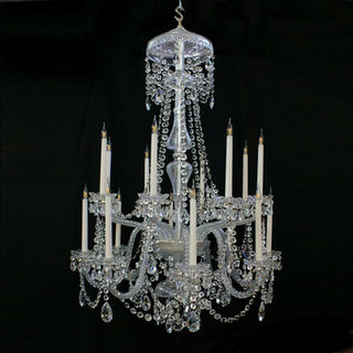 Sixteen Branch Perry-Style Chandelier