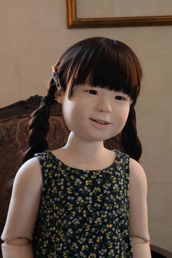 若島 人形 福岡県 三つ編みのえくぼちゃん (15)