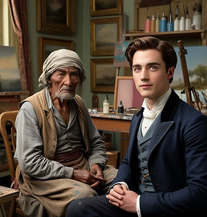 Hughie Erskine with the beggar