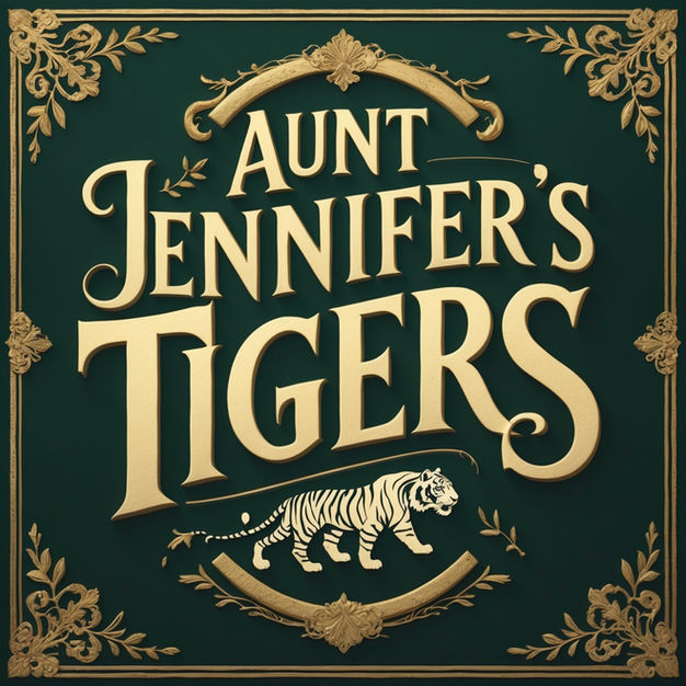 The Logo of "Aunt Jennifer's Tigers"