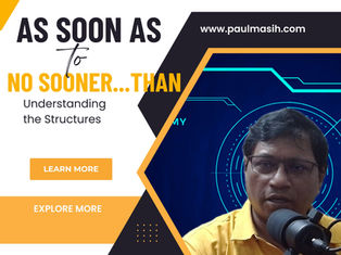 Mastering Sentence Transformation: From "As Soon As" to "No Sooner...Than"