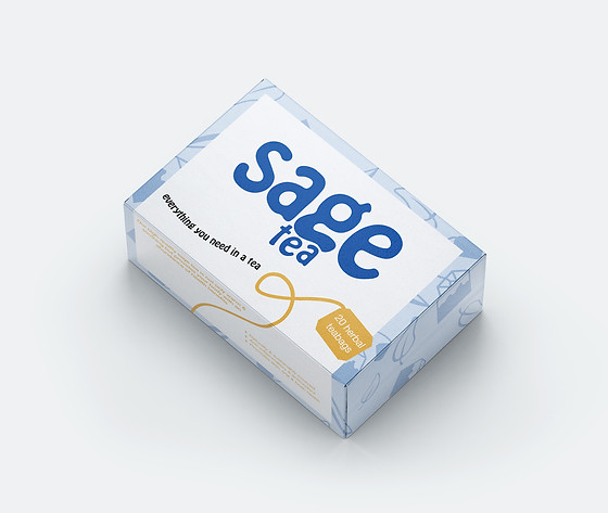 Sage Tea Box Design