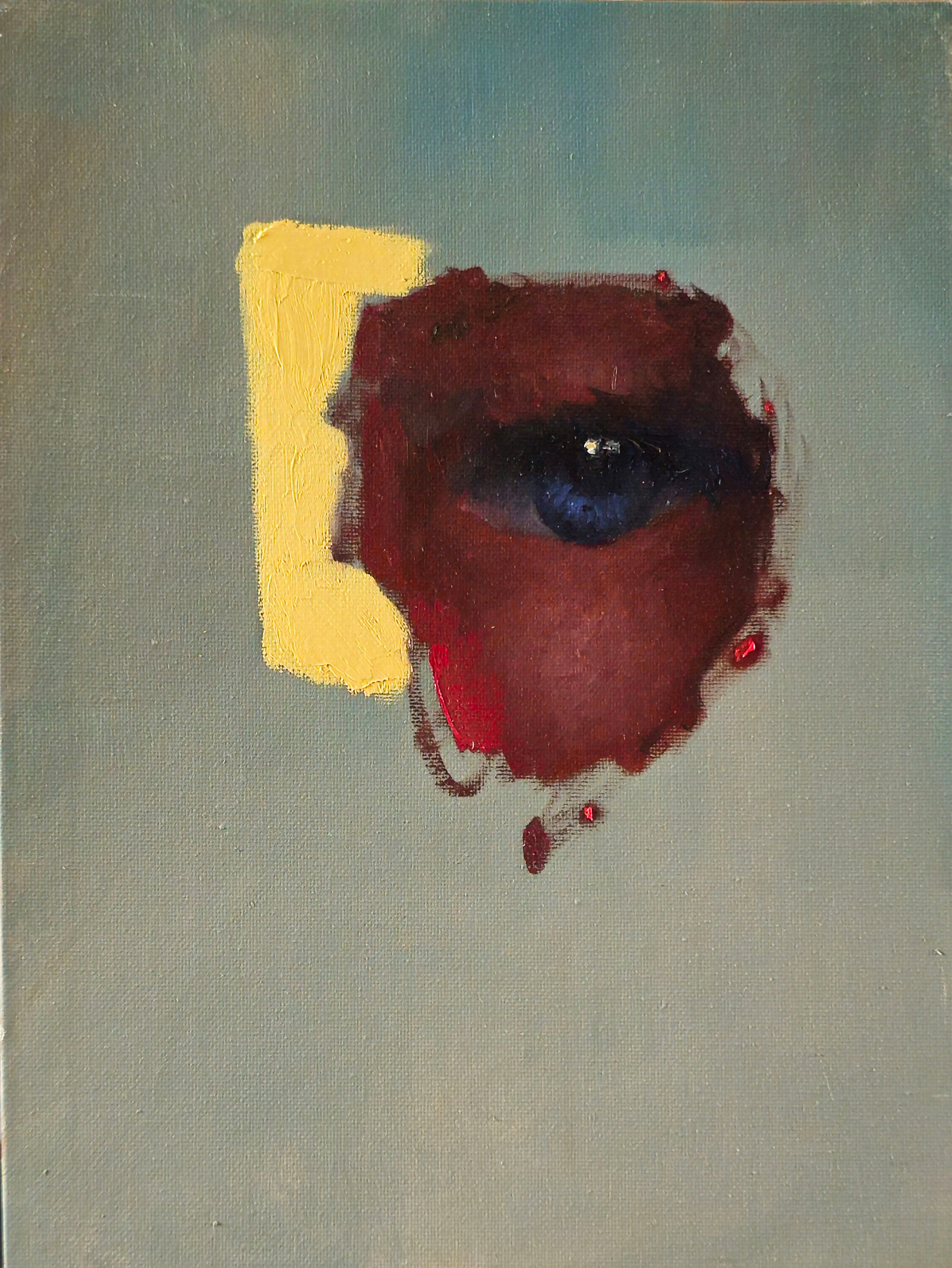 "Going into the Light" oil on canvas panel 11x14