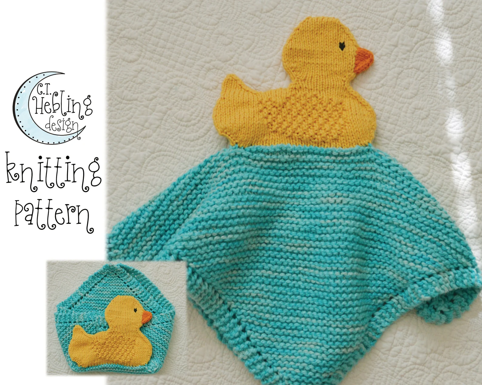 Rubber Duck Lovey Knitting Pattern
