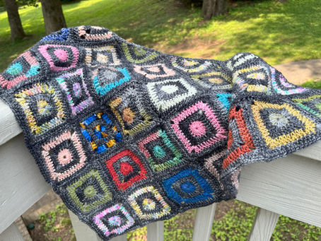 Example of A Travler's Yarn Kerchief by Shannon Hewitt