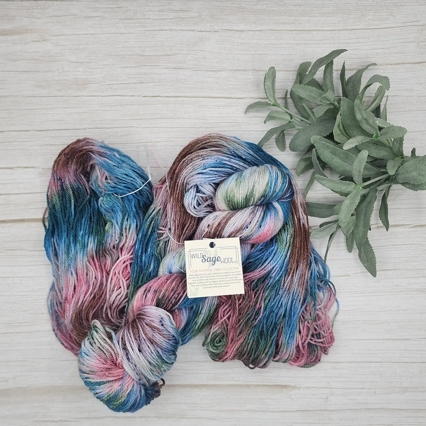 Wild Sage Wool: Dawn Bloom - Fingering Weight