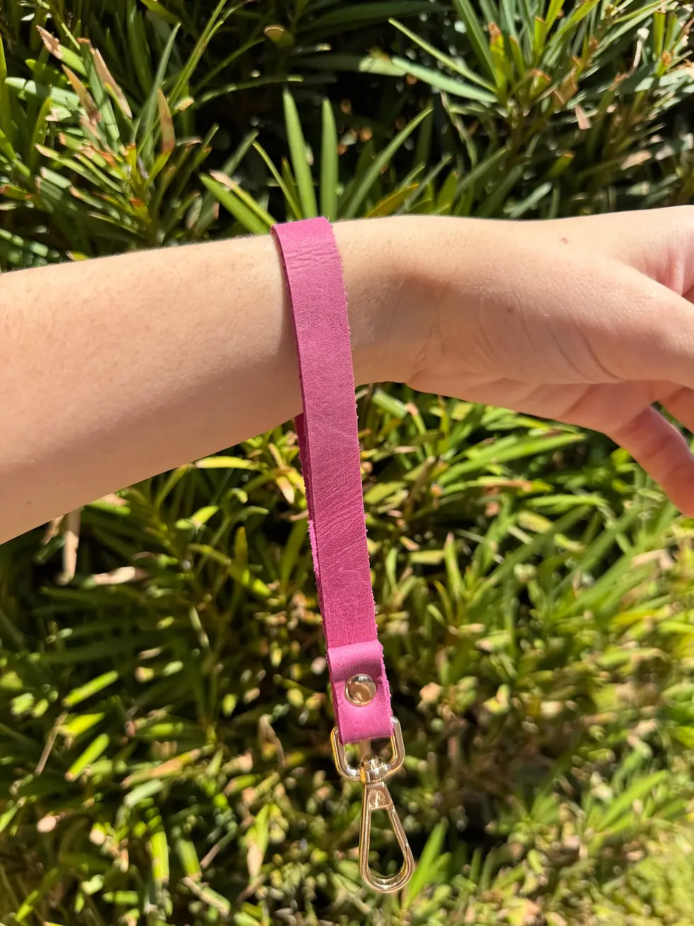 Thumbnail: Leather Wrist Strap (Mini Minder Strap)