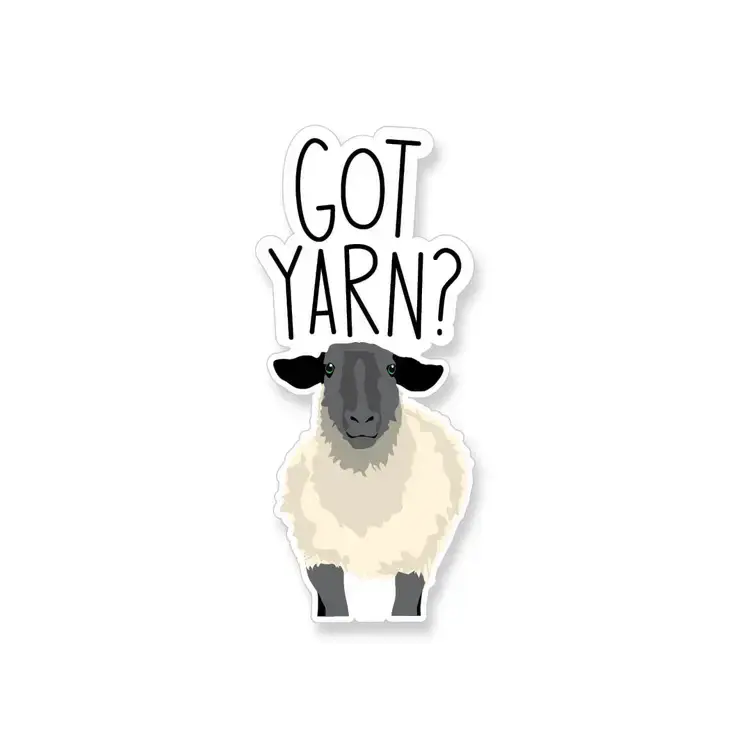 Got Yarn - Sheep - Vinyl Sticker