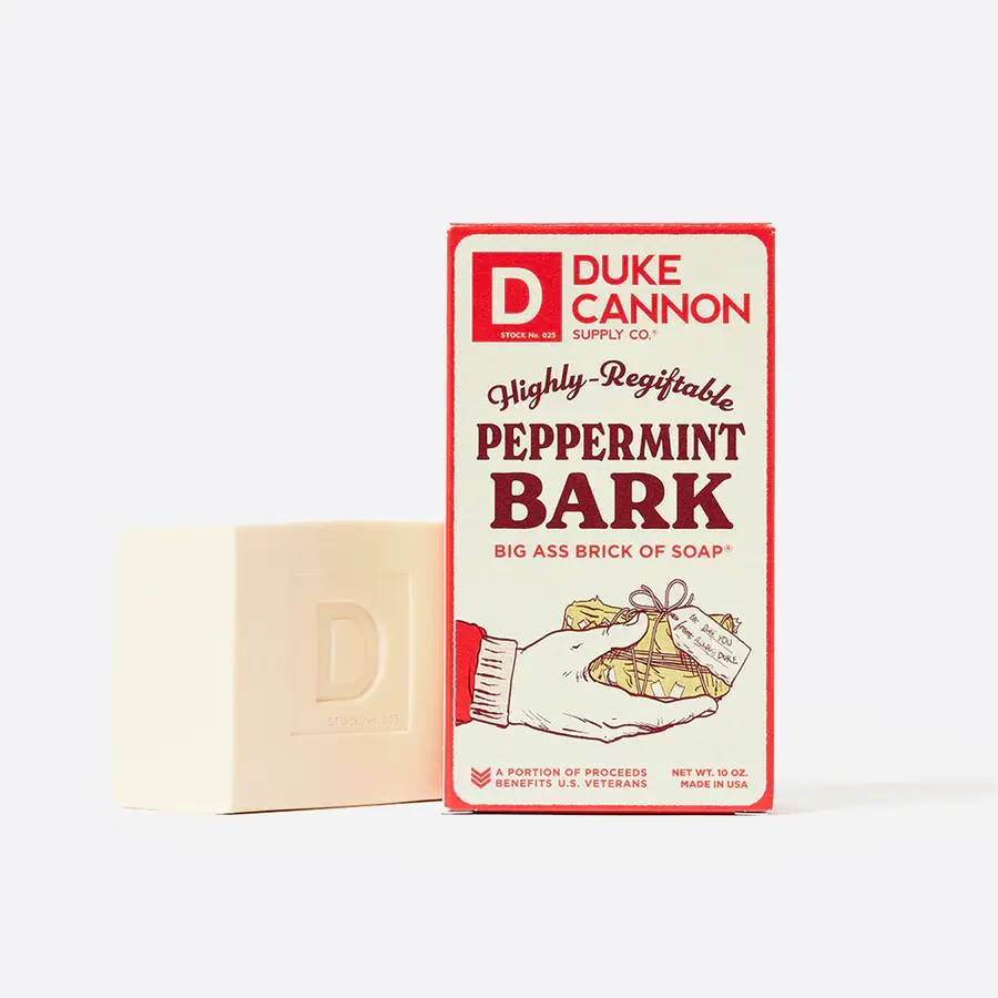 Big Ass Brick of Soap - Highly Regiftable Peppermint Bark