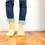 Thumbnail: Goldenrod Boot Socks - Knitting Kit
