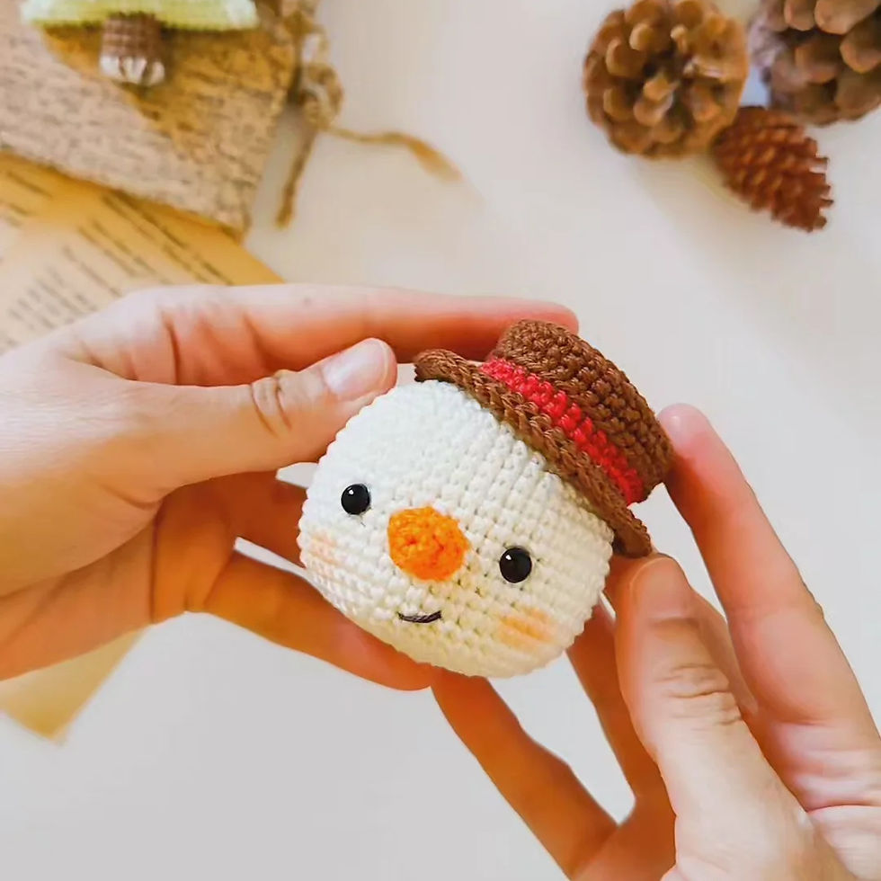 Thumbnail: "I love you Snow Much!" Greeting Card & Crochet Pattern
