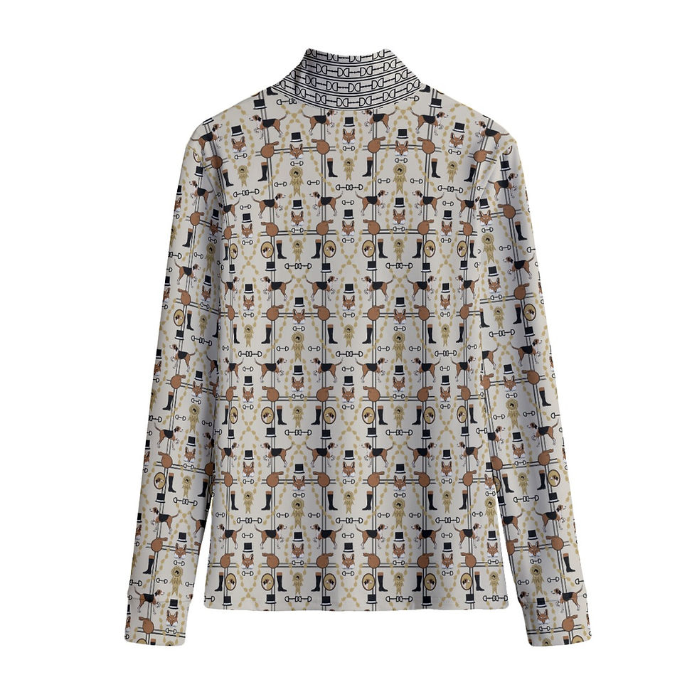Thumbnail: Women's Foxes and Hounds 1/4 Zip Riding Shirt