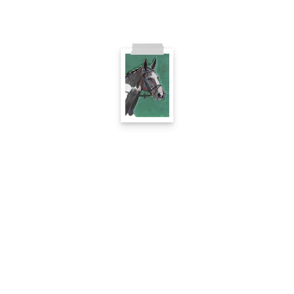 Thumbnail: Paint Horse Giclee Print by Shelly Gerritsma