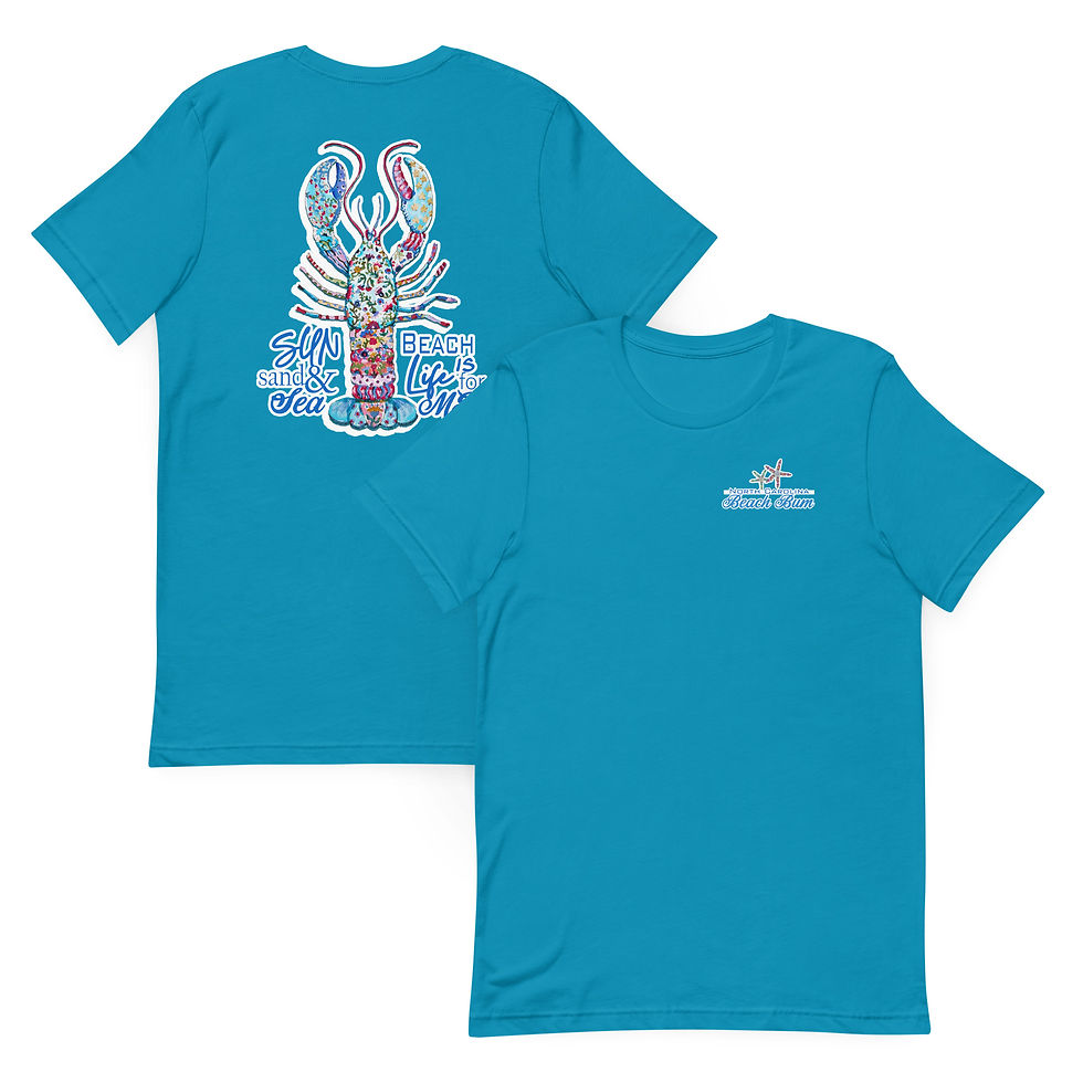 Thumbnail: Sun, Sand, and Sea North Carolina BeachesTee, Unisex Sizing