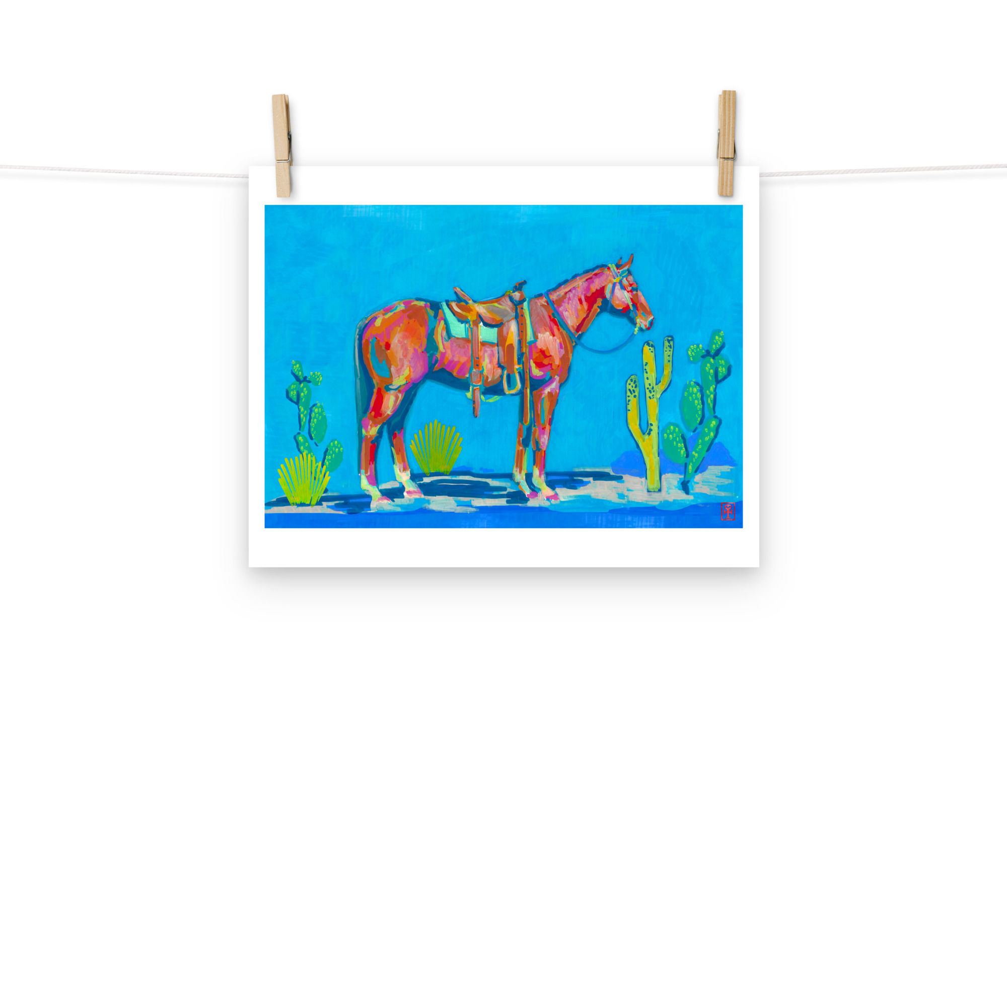 Cow Pony Giclee Print by Shelly Gerritsma