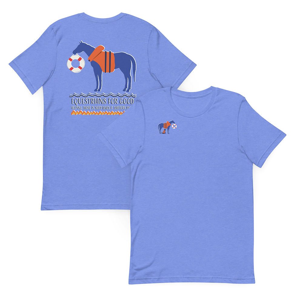Thumbnail: Equestrians for Good, Unisex t-shirt