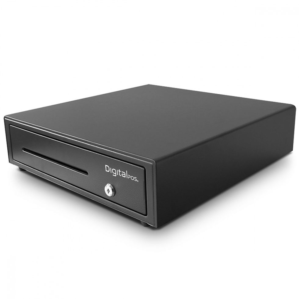 Miniatura: Cajón de Dinero Digital POS DIG-4101 con Llave, 6.6Kg, Negro