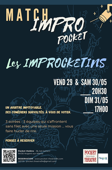Copie de Bleu Marine Beige Blanc Illustrations Moderne Evènements Ateliers théâtre Affiche