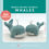Thumbnail: Needle felted Whales. PDF download tutorial instructions only