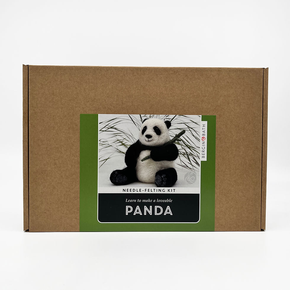 Thumbnail: Needle Felting Kit - Giant Panda