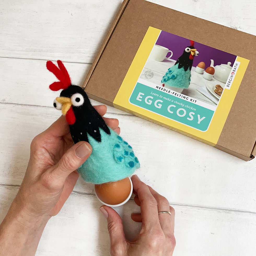 Thumbnail: Needle Felting Kit - Chicken Egg Cosy