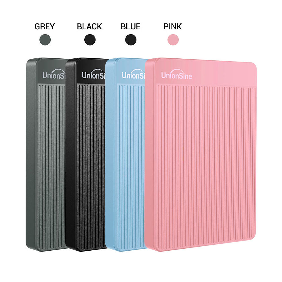Thumbnail: UnionSine Portable External Hard Drive 500GB/1TB 2.5" USB 3.0 High-Speed HDD for