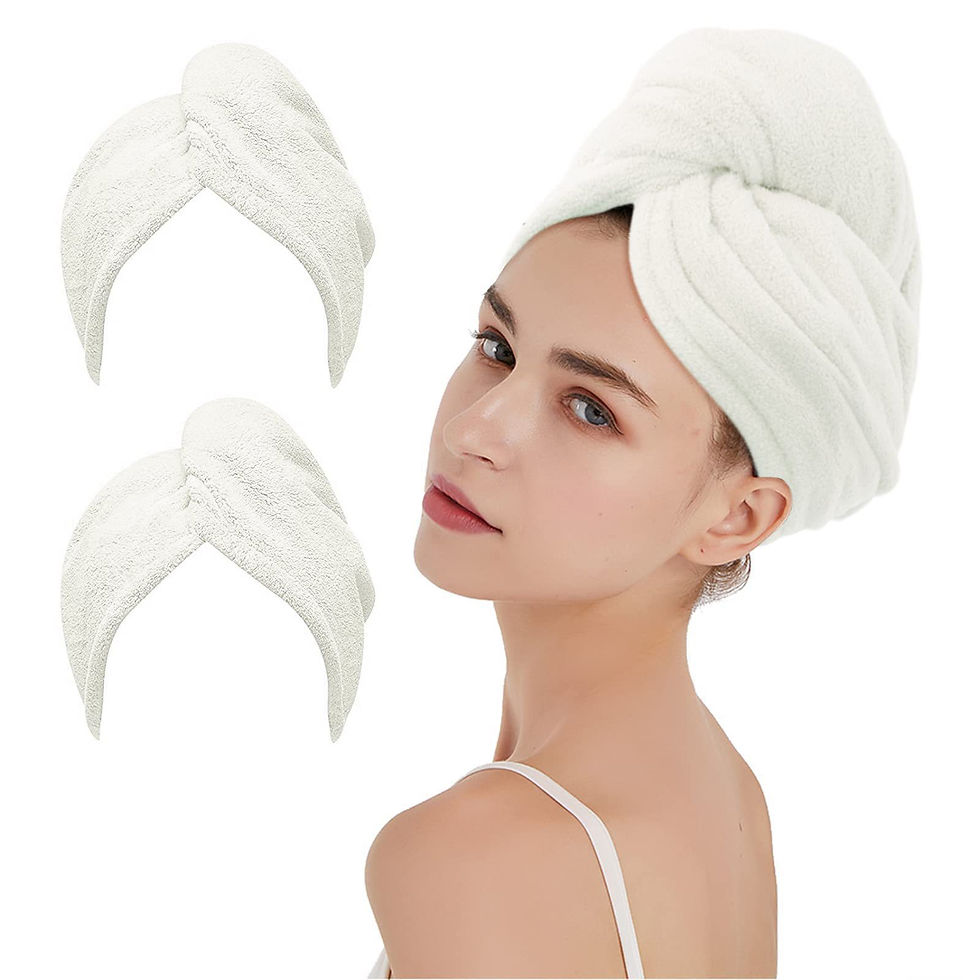 Thumbnail: Microfiber Hair Towel for Drying and Frizz Control