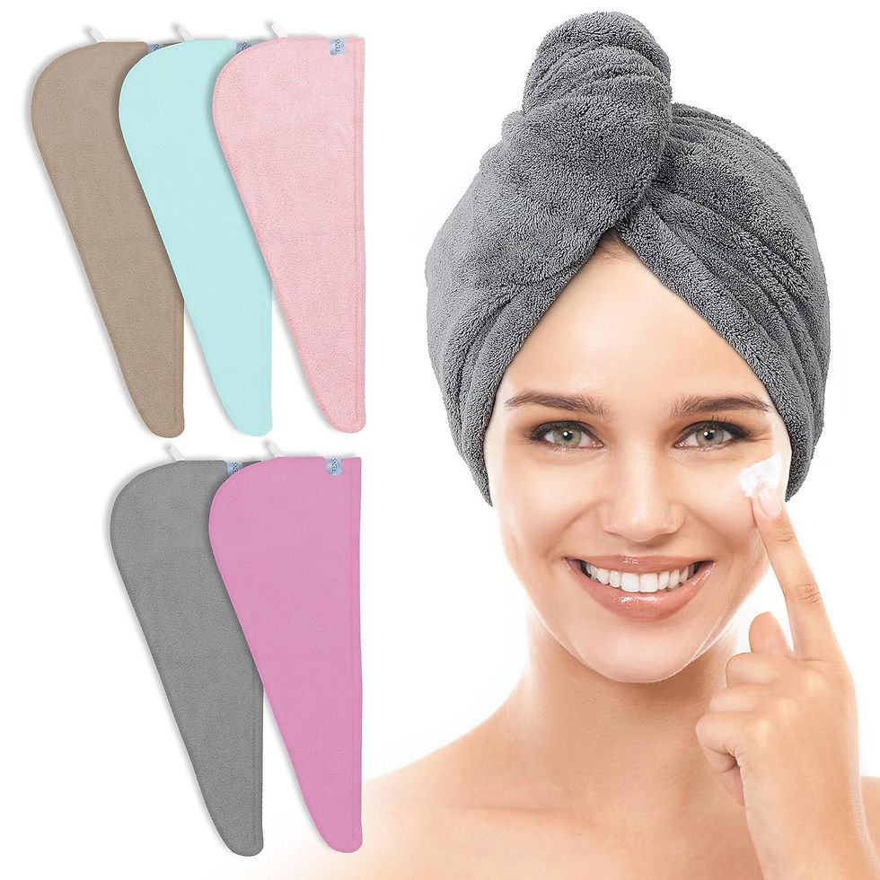 Thumbnail: Microfiber Hair Towel for Drying and Frizz Control