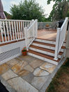 Bespoke Timber Structures Shropshire, Custom deck and stairs Church stretton