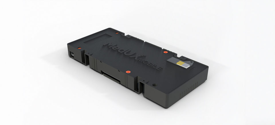 Render producto sonda meduUX mobile trem