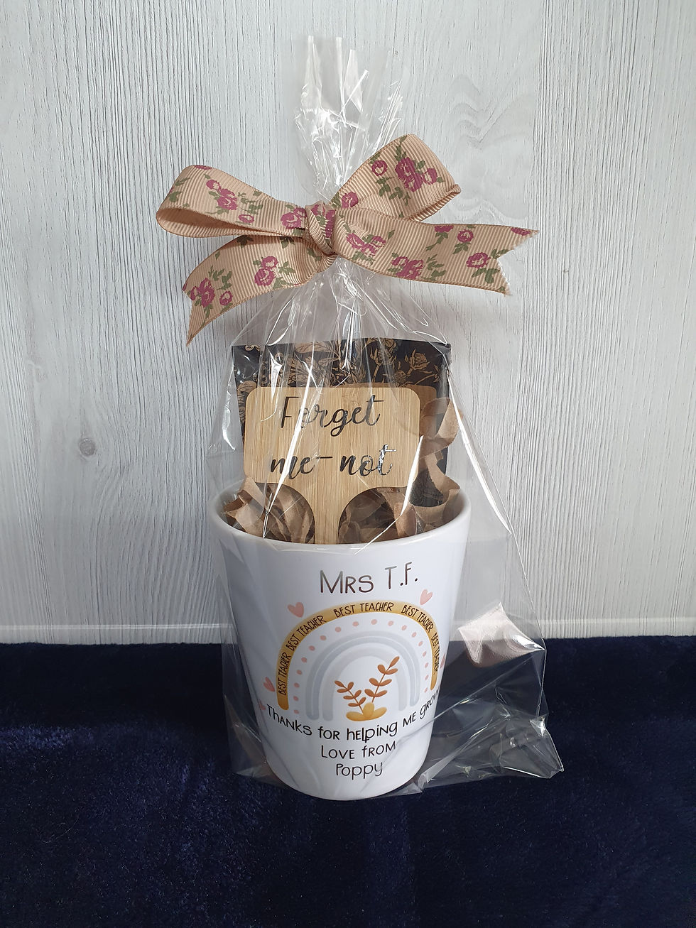 Teacher flowerpot gift