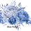 Thumbnail: Blue rose flower design