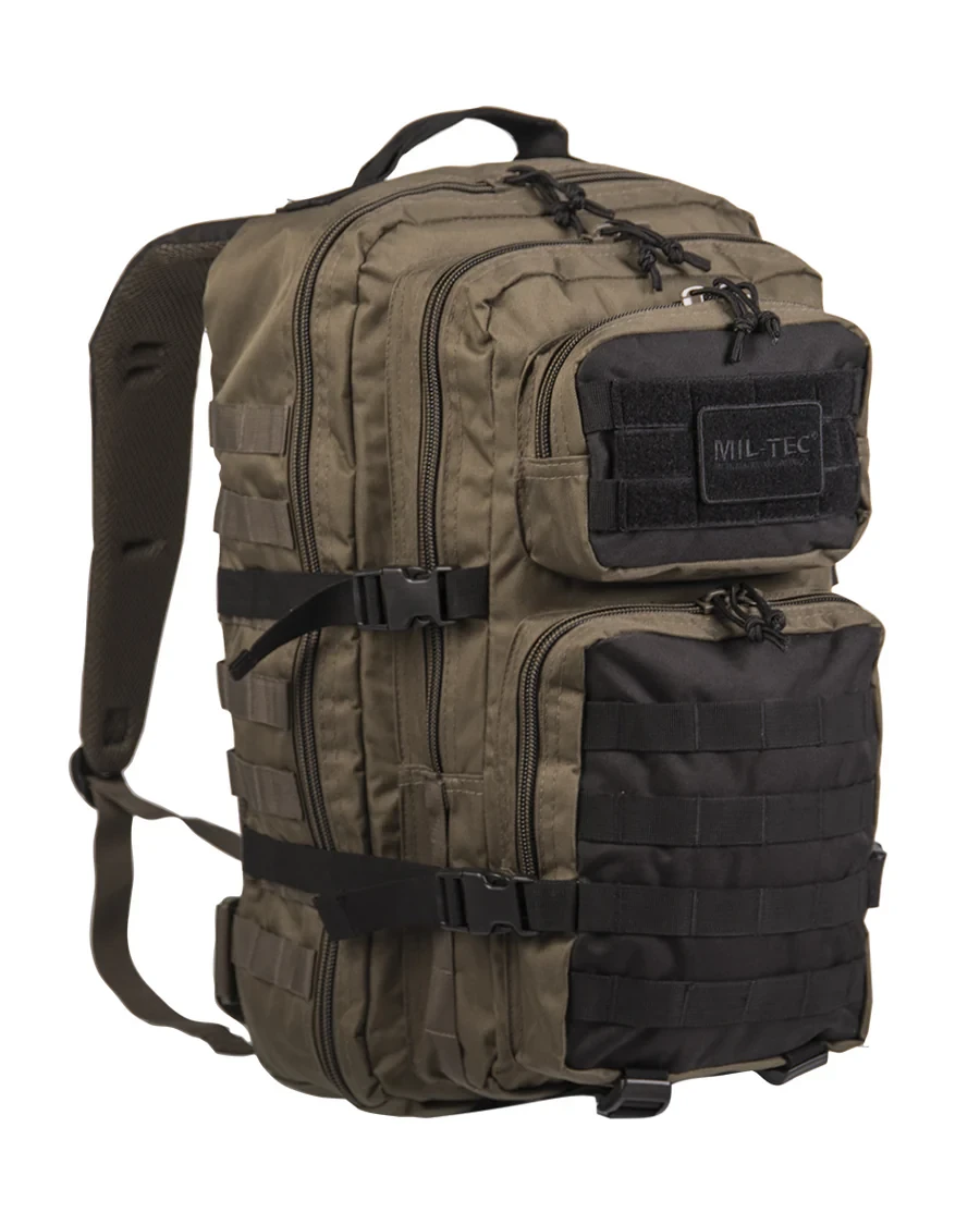 Mochila assault pack Mil-tec velcro 2 colores