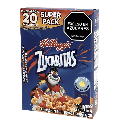 Cereal de desayuno Kelloggs Zucaritas, Cj x 610 grs