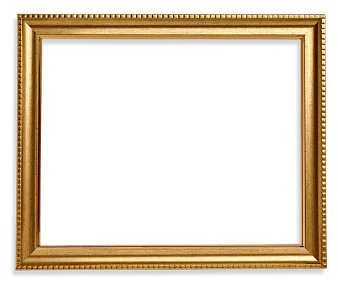 Gold frame square