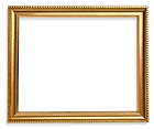 Gold frame square