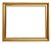Gold frame square