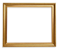Gold frame square