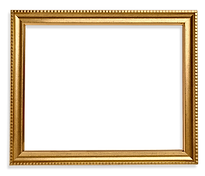 Gold frame square