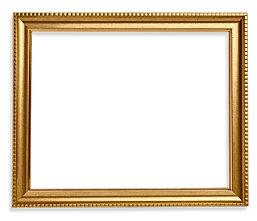 Gold frame square