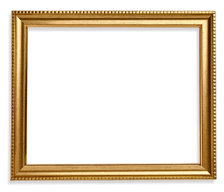 Gold frame square