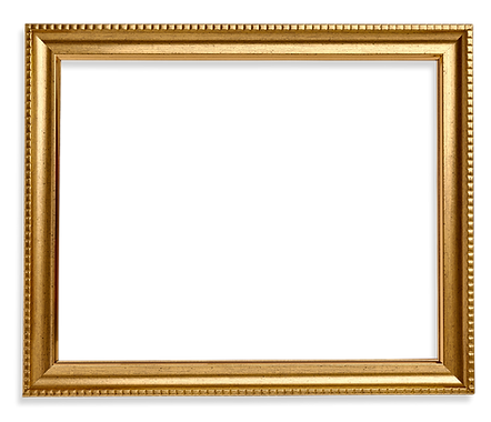 Gold frame square