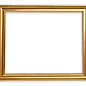 Gold frame square