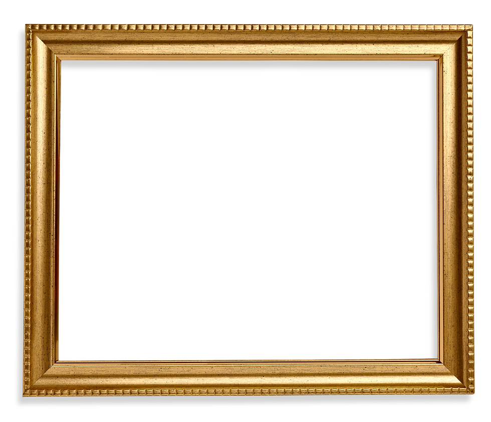 Cornice per foto decorata in oro
