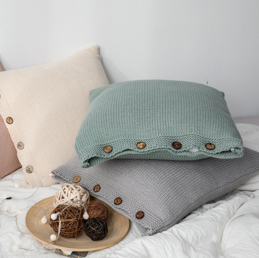 Thumbnail: Nordic Style Knit Pillow Covers